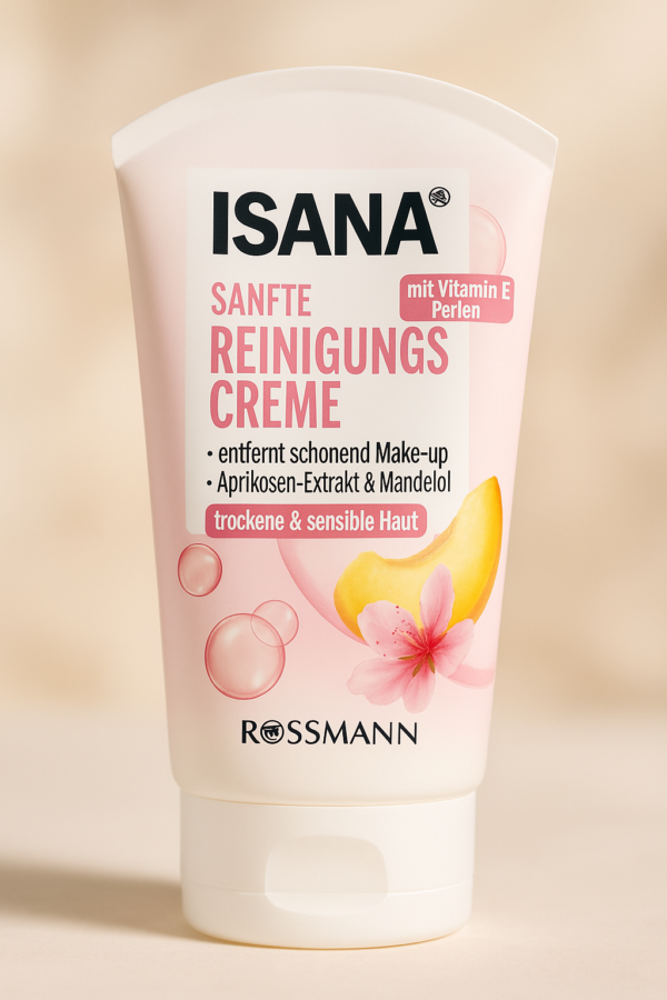 غسول ISANA الكريمي – للبشرة الجافة والحساسة