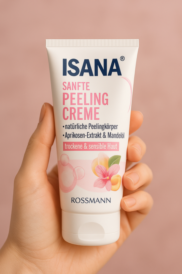 مقشر Isana بمستخلص المشمش وزيت اللوز