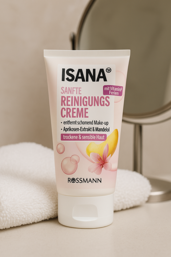 غسول ISANA الكريمي – للبشرة الجافة والحساسة