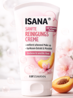 غسول ISANA الكريمي – للبشرة الجافة والحساسة