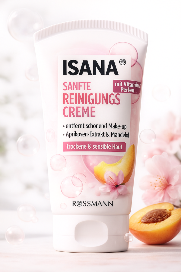 غسول ISANA الكريمي – للبشرة الجافة والحساسة