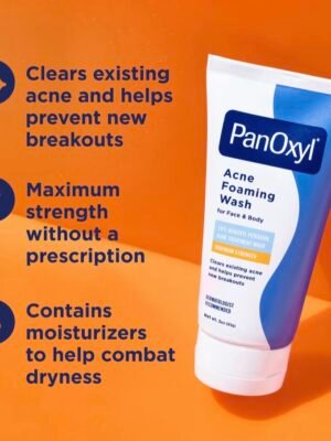 غسول PanOxyl الفوّاح لعلاج حب الشباب – قوة 10% بنزويل بروكسايد