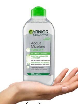 � غارنيه ميسيلار الأخضر – للبشرة المختلطة والحساسة