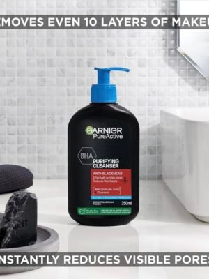 Garnier Pure Active BHA + Charcoal غسول