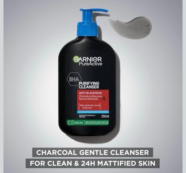 Garnier Pure Active BHA + Charcoal غسول