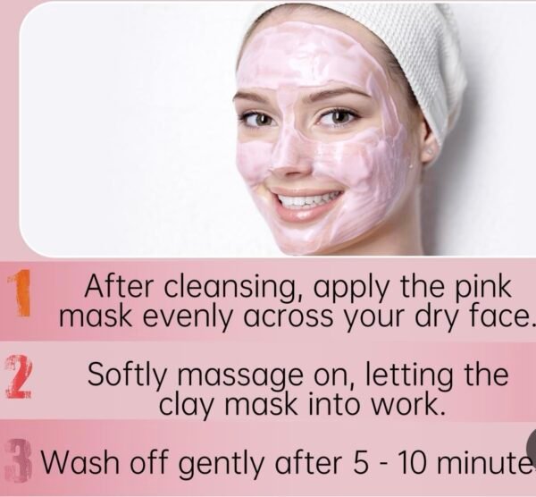 ماسك الطين الوردي Pink Clay،