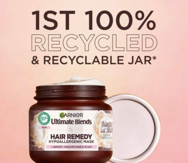 � ماسك غارنييه ديلكيت أوت ميلك – علاج فوري للشعر الحساس بحليب الشوفان العضوي