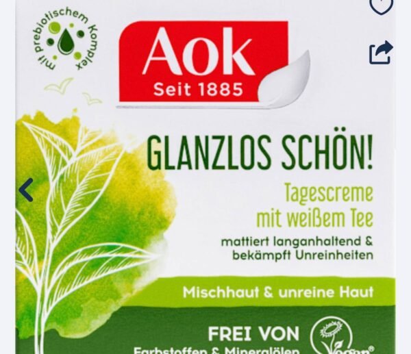 AOK Schönheits-Schlaf – كريم ليلي بالشاي الأبيض