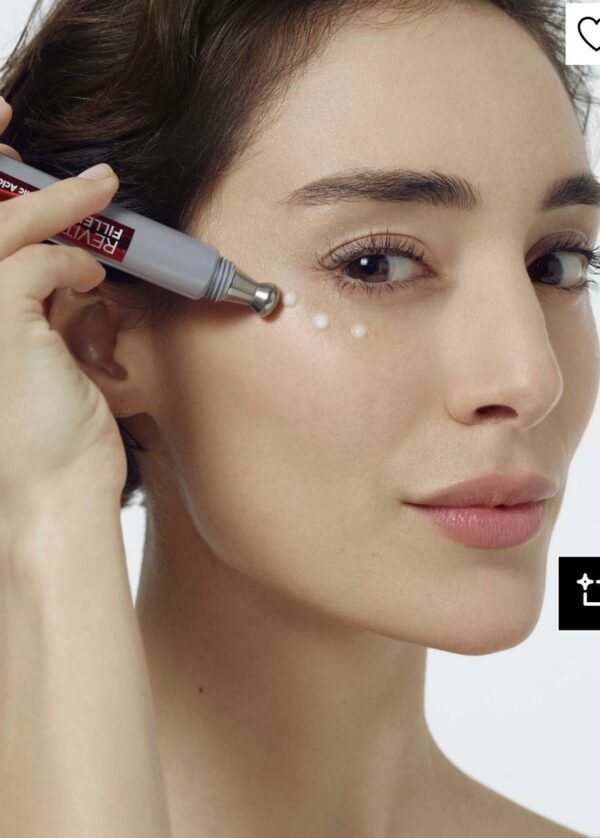 L’Oréal Revitalift Filler [HA] Eye Serum
سيروم عيون مركز، يعبي الخطوط ويرطّب منطقة العين ويخليها أنعم ومشدودة