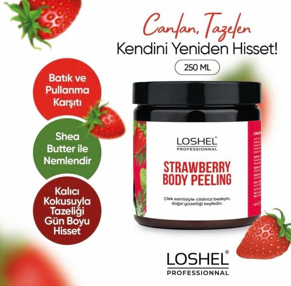 screenshot-168 LOSHEL – Strawberry Body Peeling سكراب جسم بالفراولة