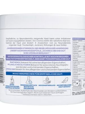 كريم Mixa Panthenol Comfort – راحة فورية للبشرة المتعبة والحساسة