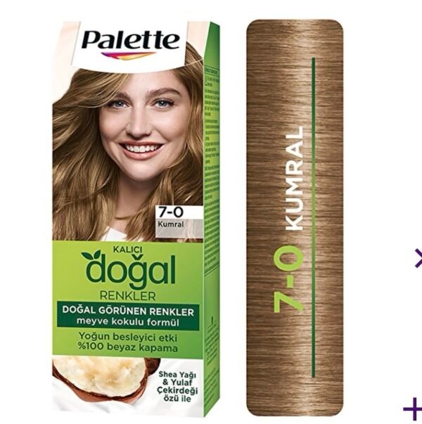 صبغ Palette طبيعي – رقم 7-0 (كُـمَرال / أشقر غامق طبيعي)