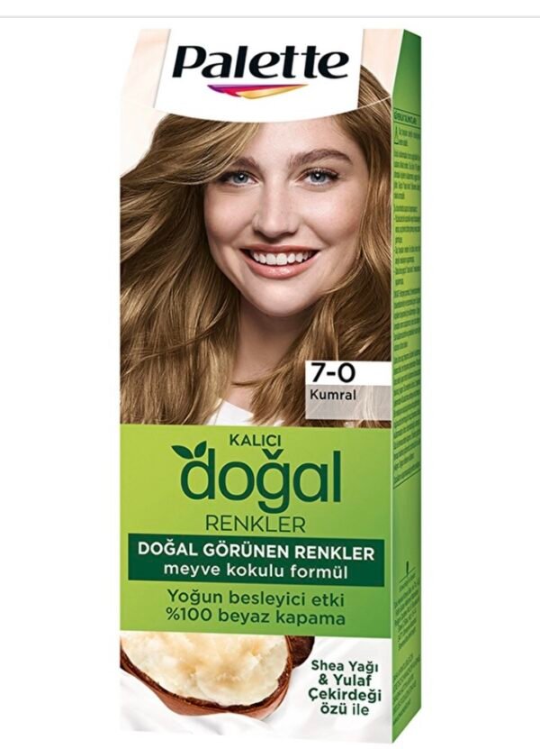 صبغ Palette طبيعي – رقم 7-0 (كُـمَرال / أشقر غامق طبيعي)
