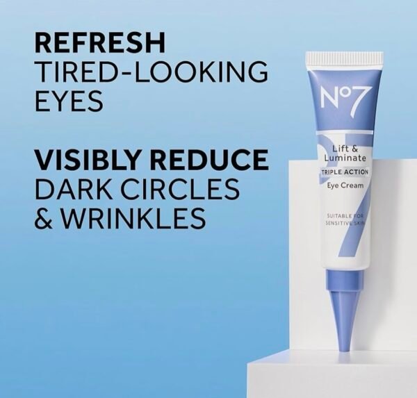 كريم العين No7 Lift & Luminate Triple Action 👀💙
إشراقه مع شد