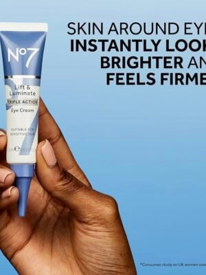 كريم العين No7 Lift & Luminate Triple Action 👀💙
إشراقه مع شد