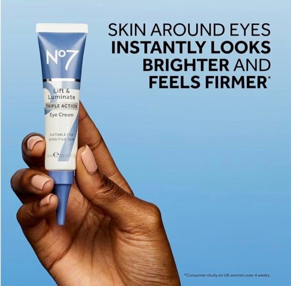كريم العين No7 Lift & Luminate Triple Action 👀💙
إشراقه مع شد