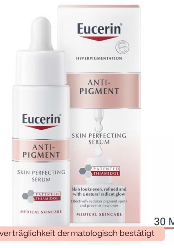 Eucerin Anti-Pigment Skin Perfecting Serum
سيروم خفيف ينطي نعومة ولمعة صحية للبشرة، ويعالج التصبغات ويخلي اللون متجانس