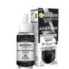 Garnier AHA + BHA Charcoal Serum 4%
سيروم قوي ينظّف البشرة بعمق ويخلّيها صافية وناعمة 
مخصص للحبوب، المسام الواسعة، وآثارها