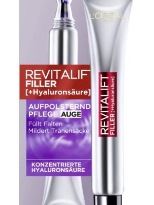 L’Oréal Revitalift Filler [HA] Eye Serum
سيروم عيون مركز، يعبي الخطوط ويرطّب منطقة العين ويخليها أنعم ومشدودة