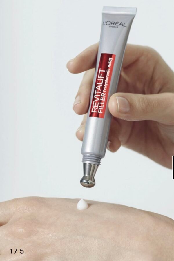 L’Oréal Revitalift Filler [HA] Eye Serum
سيروم عيون مركز، يعبي الخطوط ويرطّب منطقة العين ويخليها أنعم ومشدودة