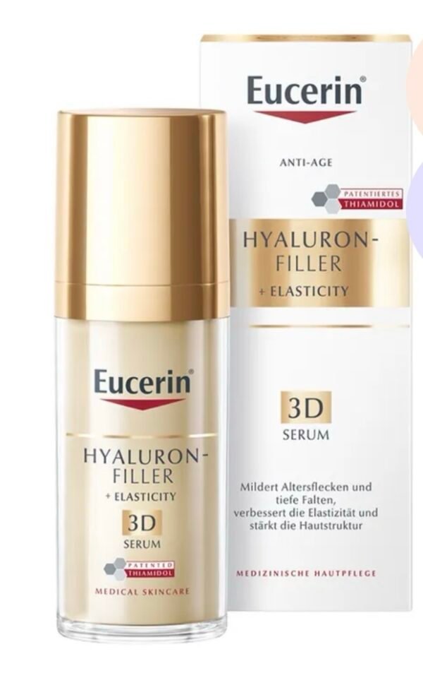 سيروم Eucerin Hyaluron-Filler + Elasticity 3D
إذا بشرتچ بيها تجاعيد، ترهل أو بقع عمرية، هذا السيروم راح تحبينه