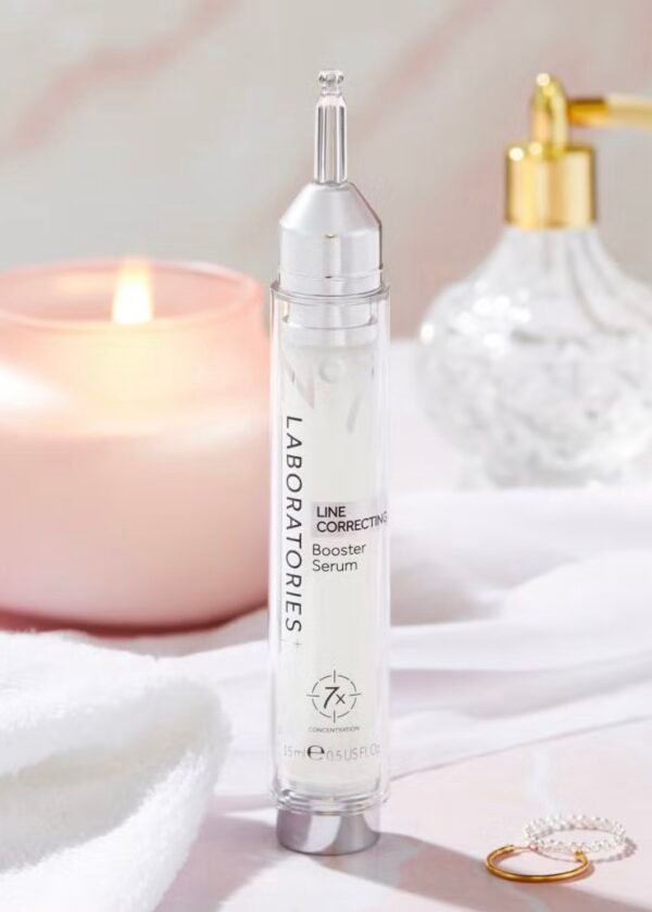 سيروم No7 Line Correcting Booster
إذا عندچ خطوط دقيقة أو تجاعيد وتريدين نتيجة سريعة وواضحة، هذا السيروم معمول خصيصاً لها