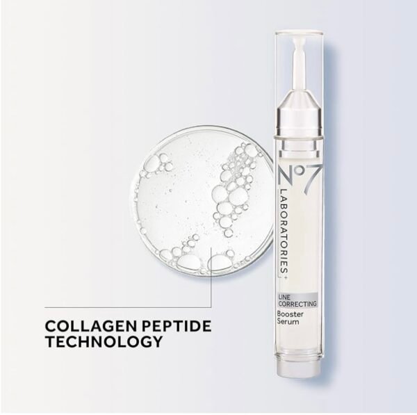 سيروم No7 Line Correcting Booster
إذا عندچ خطوط دقيقة أو تجاعيد وتريدين نتيجة سريعة وواضحة، هذا السيروم معمول خصيصاً لها