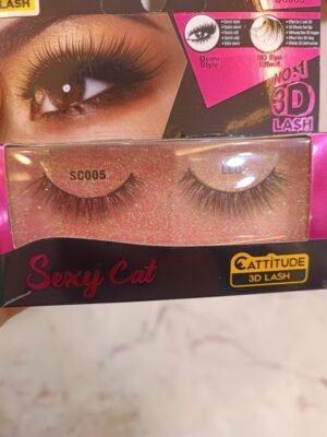 رموش EBIN NEW YORK Cattitude 3D Doll Cat طرازIsla DCOO5. 