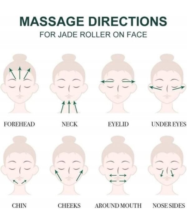 جهاز تدليك الوجه المصنوع من الكوارتز الوردي – لتقليل التجاعيد والانتفاخ